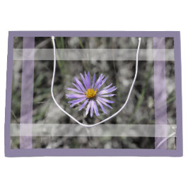 Blaue Aster-Blume Große Geschenktüte