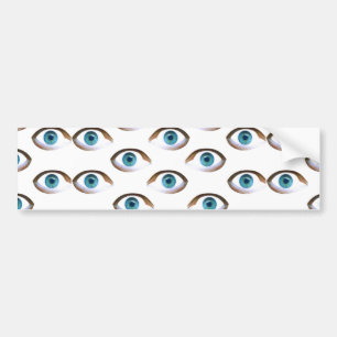 blaue Augen Autoaufkleber