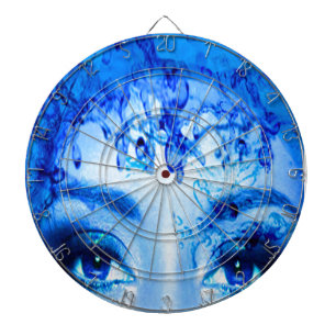 Blaue Augen Dartscheibe