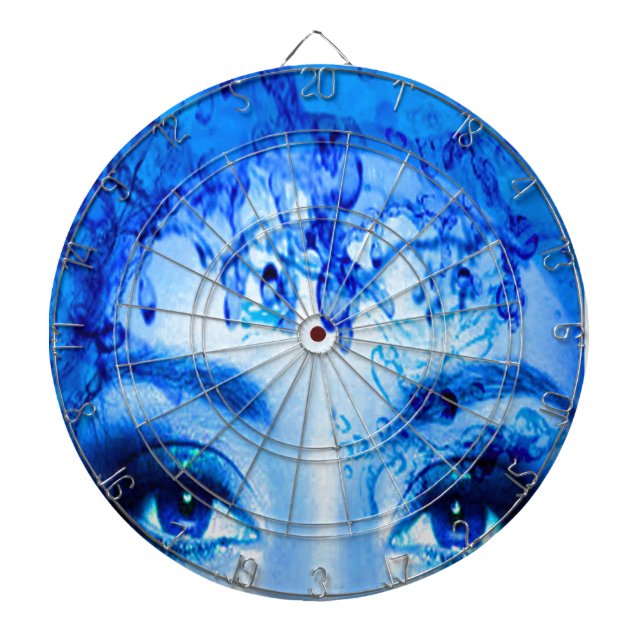 Blaue Augen Dartscheibe (vorne)