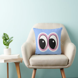 Blaue Augen Design 16x16 Kissen