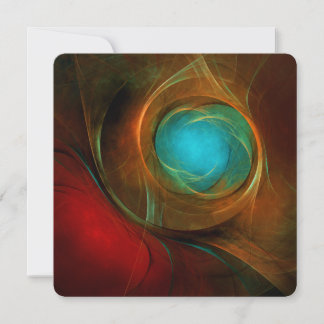 Blaue Augen Moderne Abstrakte Fine Art Coole Muste Einladung