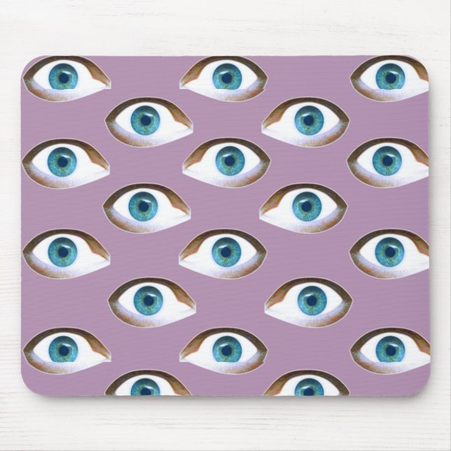 blaue Augen Mousepad (Vorne)