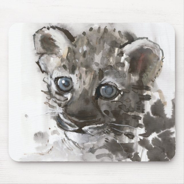 Blaue Augen Mousepad (Vorne)