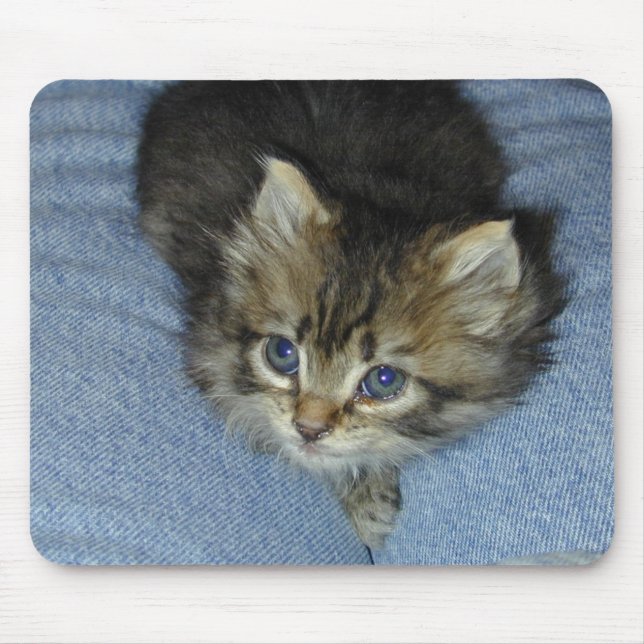 Blaue Augen Mousepad (Vorne)