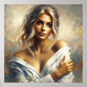 Blaue Augen Poster