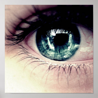 Blaue Augen Poster