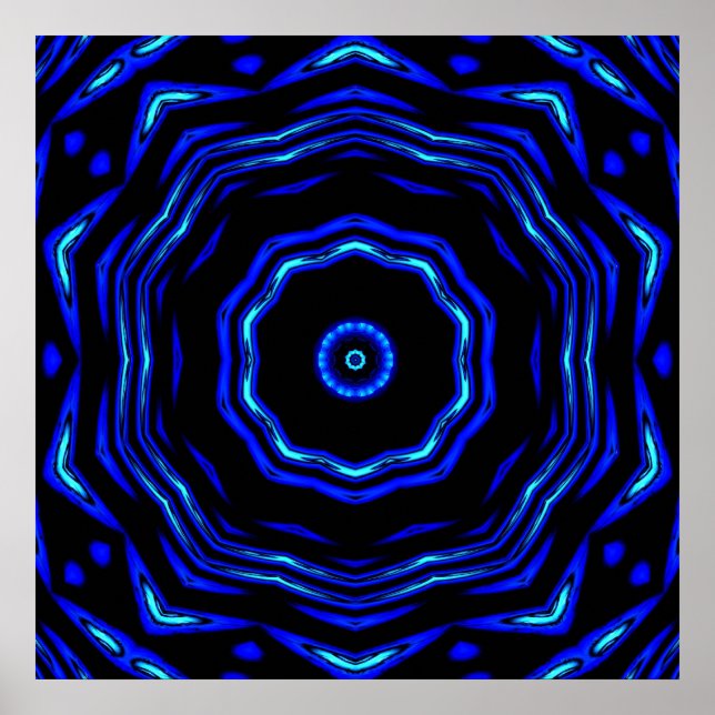 Blaue Augen Poster (Vorne)