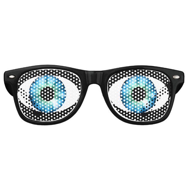 Blaue Augen Sonnenbrille (Vorderseite)