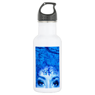 Blaue Augen Trinkflasche