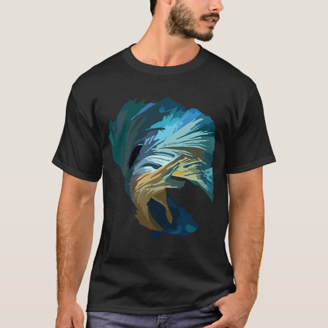 blaue Aurora T-Shirt (Vorderseite)