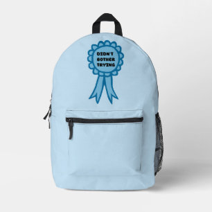 Blaue Auszeichnungs-Schleife "Hab Mich Nicht Anges Bedruckter Rucksack