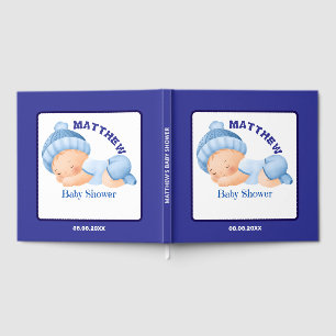 Blaue Babyparty, Baby Boy Shower Gästebuch