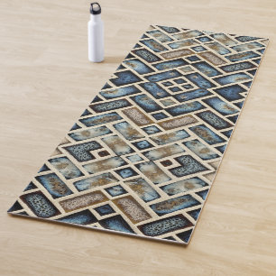 blaue Balance Yogamatte