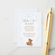 Blaue Bärchen warten kaum Baby Shower Elegante Str