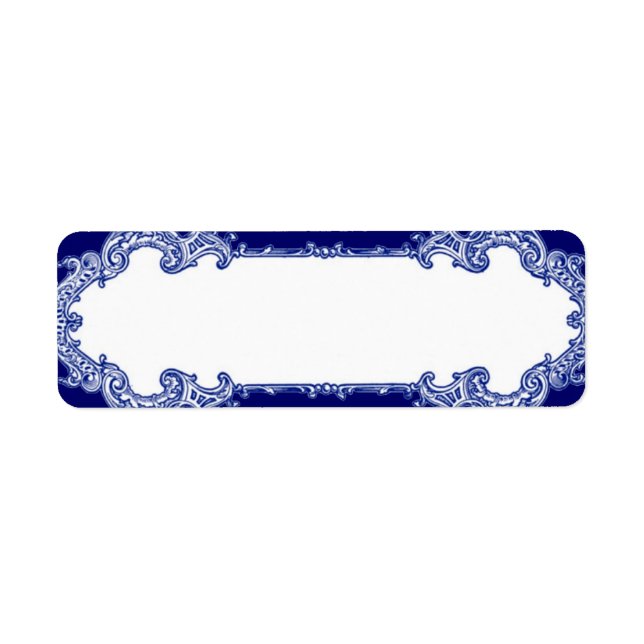Blaue Barock-Rand (Vorne)