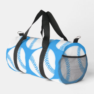 Blaue Baseball-Muster-Schraubenball-Grafiken Duffle Bag