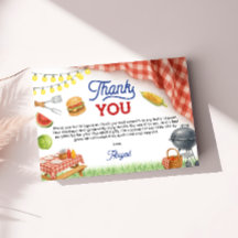 Blaue BBQ-Baby-Party 5x3,5