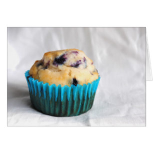 Blaue Beeren-Muffin-Karte