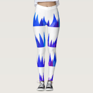 Blaue Berge, Abstrakte Leggings