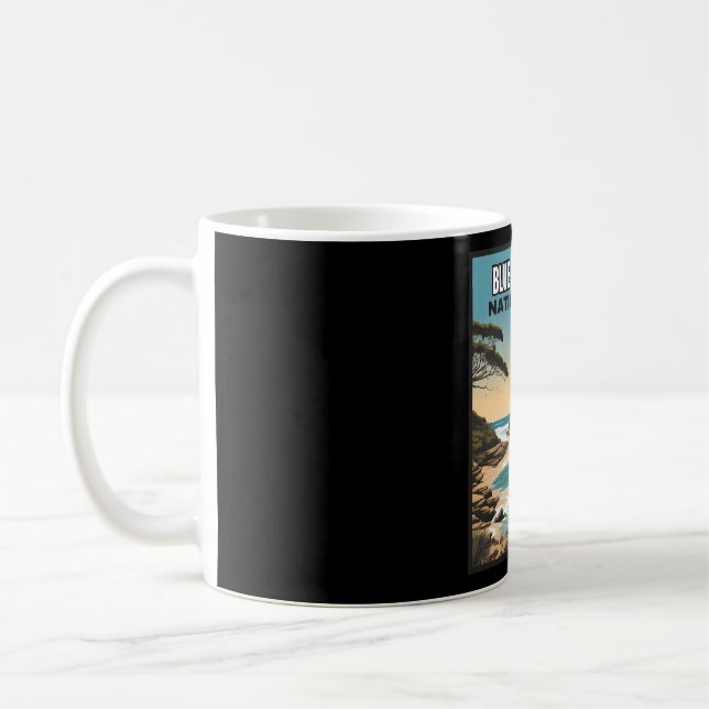 Blaue Berge � der endlose Horizont Australiens Kaffeetasse (Links)