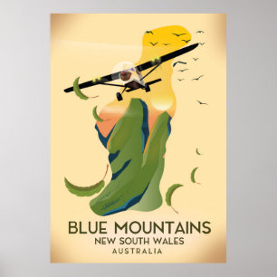 Blaue Berge New South Wales Australien Poster