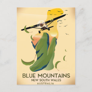 Blaue Berge New South Wales Australien Postkarte