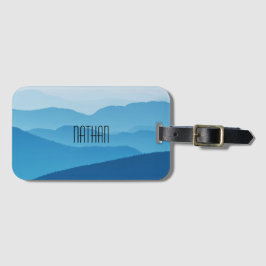 Blaue Berge Personalisiert Gepäckanhänger