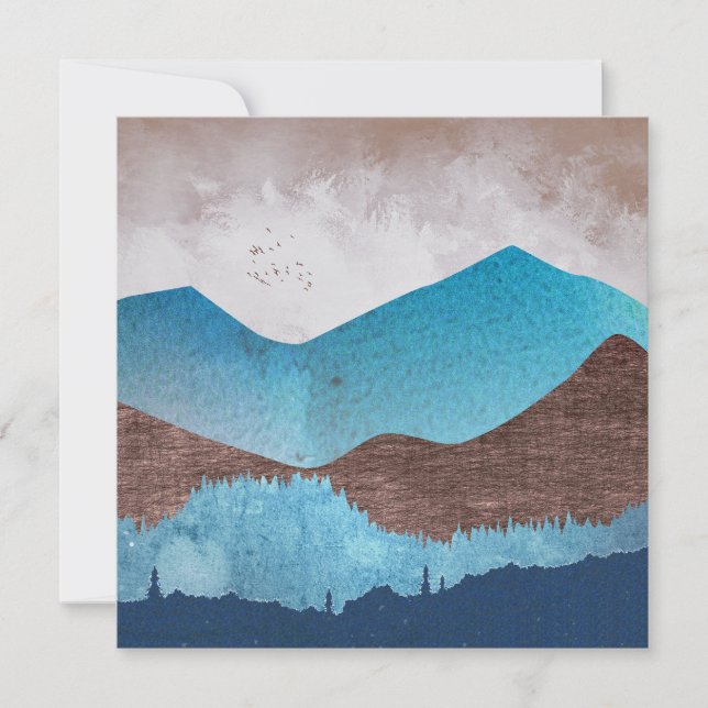 Blaue Bergspitzen (Vorderseite)
