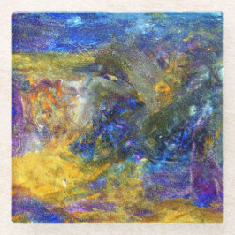 Blaue Bestie Glasuntersetzer