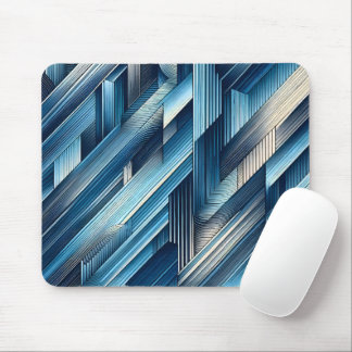 Blaue Bewegungslinien Mousepad