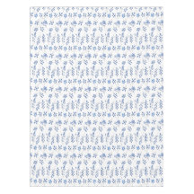 Blaue Blatt-Tischdecke