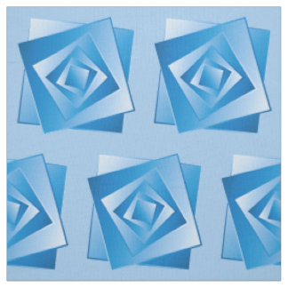 Blaue Blätter Stoff