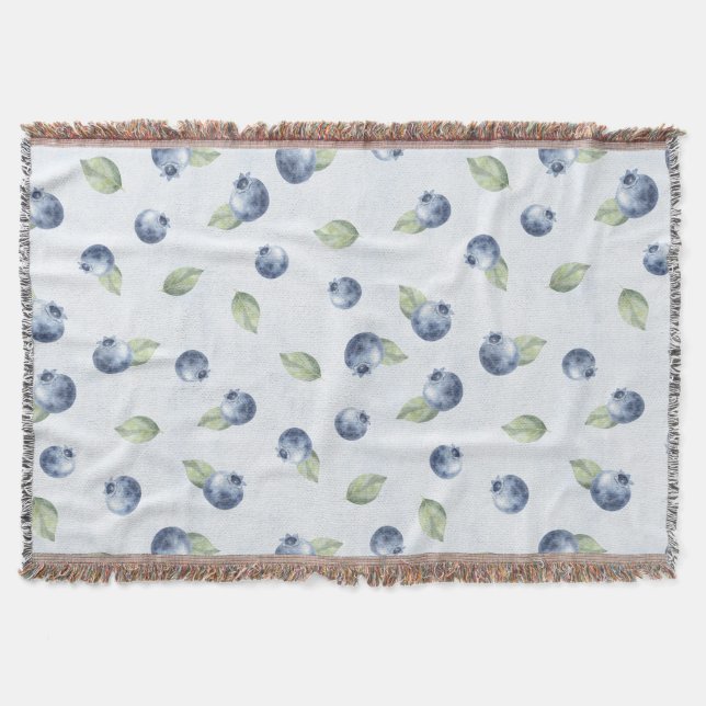 Blaue Blaubeeren Frucht  Decke (Vorderseite)