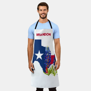 Blaue Blaublüten Texas Texanische Staatsblume  Schürze