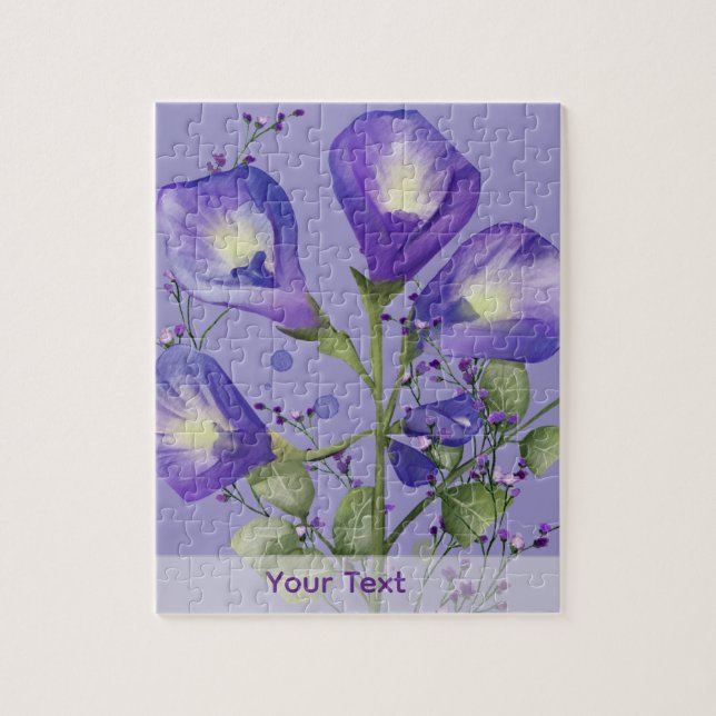 Blaue Blume (Vertikal)
