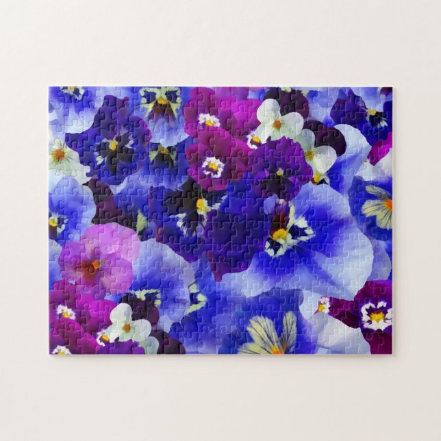 Blaue Blume (Horizontal)