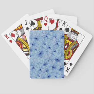Blaue Blume Bouquet Spielkarten