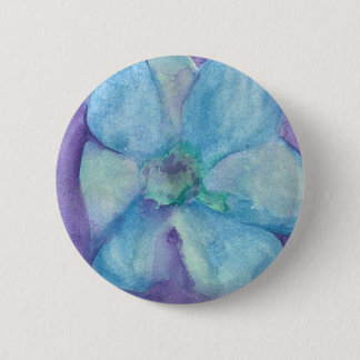 Blaue Blume Button