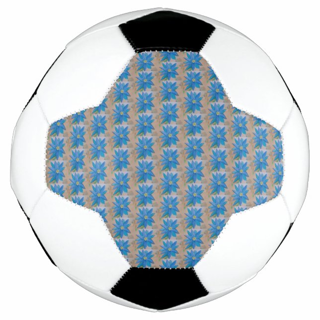 Blaue Blume Fußball (Vorderseite)