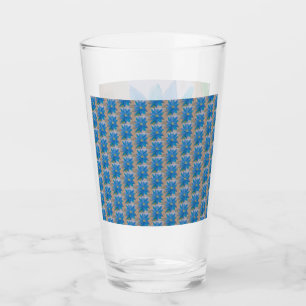 Blaue Blume Glas