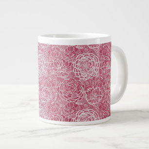 Blaue Blume Jumbo-Tasse