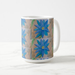 Blaue Blume Kaffeetasse