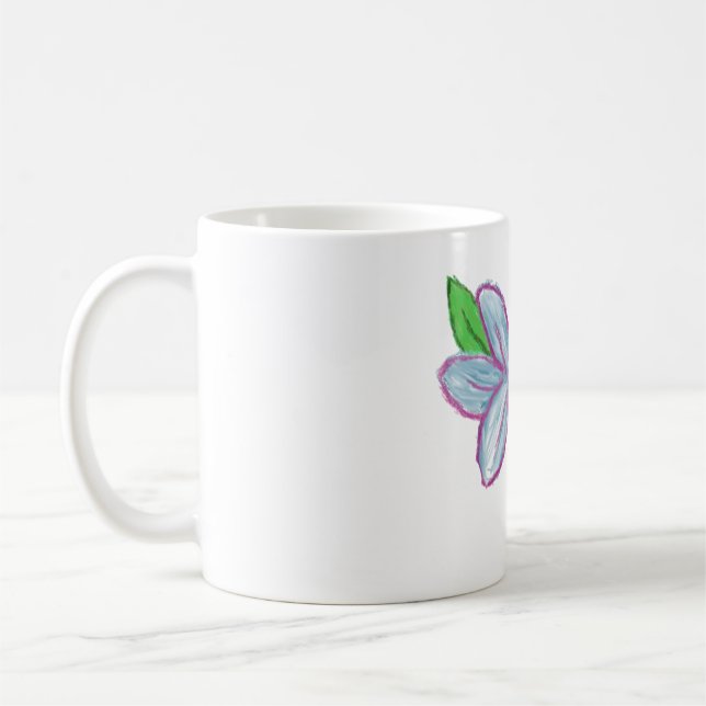 Blaue Blume Kaffeetasse (Links)