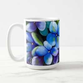 Blaue Blume Kaffeetasse