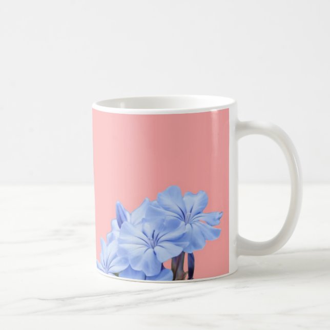 Blaue Blume Kaffeetasse (Rechts)