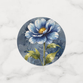 Blaue Blume Konfetti