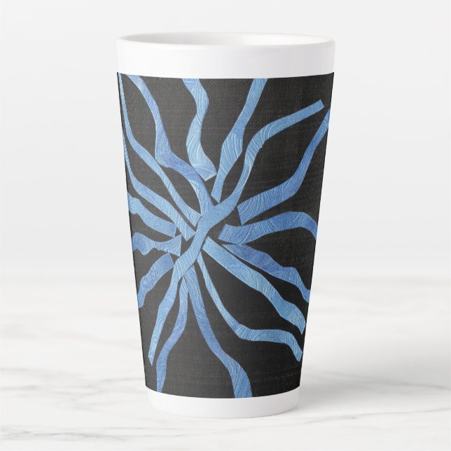 Blaue Blume Milchtasse (Vorderseite)