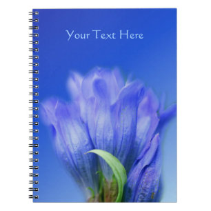 Blaue Blume Natur Notizblock