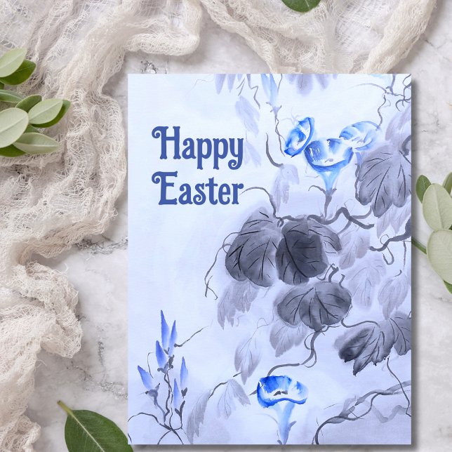 Blaue Blume Postkarte (Von Creator hochgeladen)